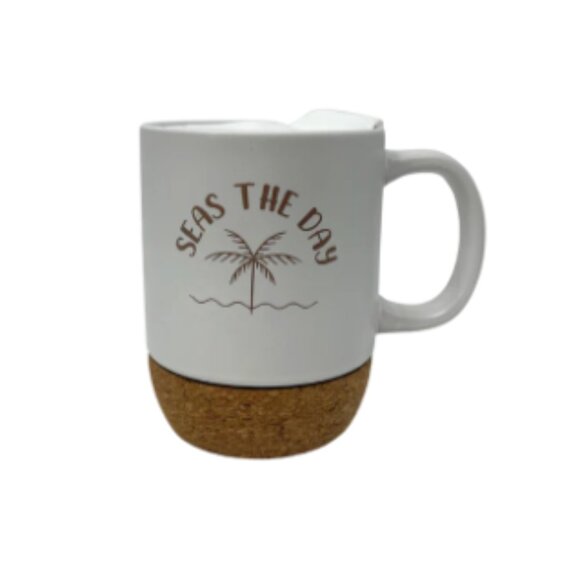 Beachly - Seas The Day Cork Tumbler - Picture 1 of 2